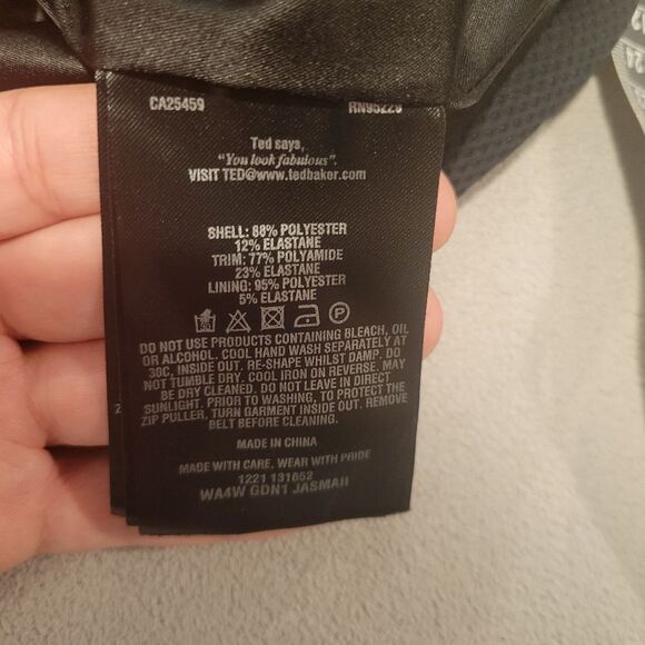 Ted Baker London Jasmaii Geometric Panel Dress Size 6 - Picture 8 of 11